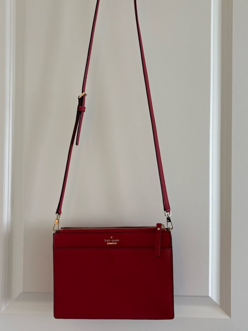 kate spade red crossbody